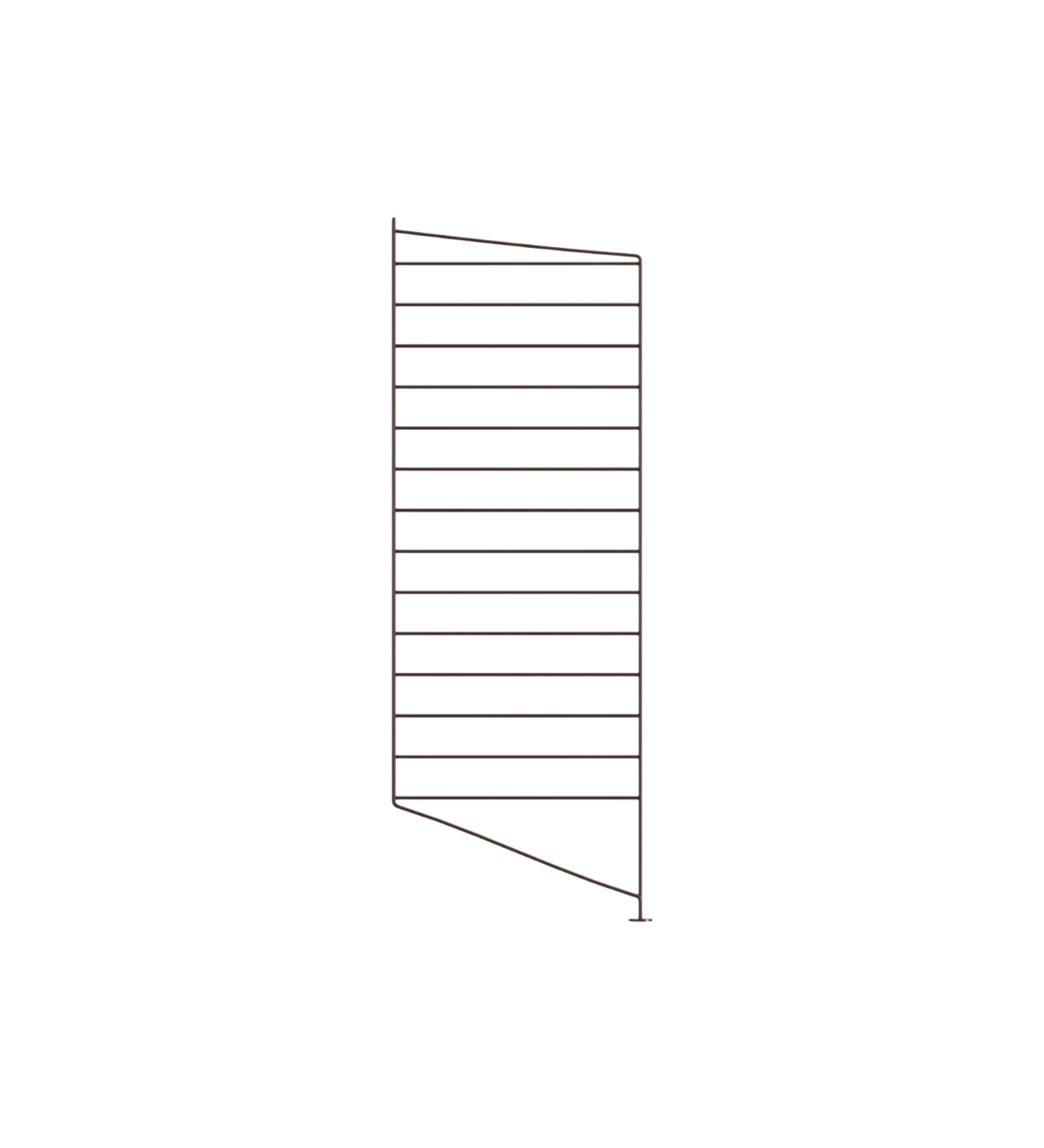 string system bodenleiter dark brown 85/30