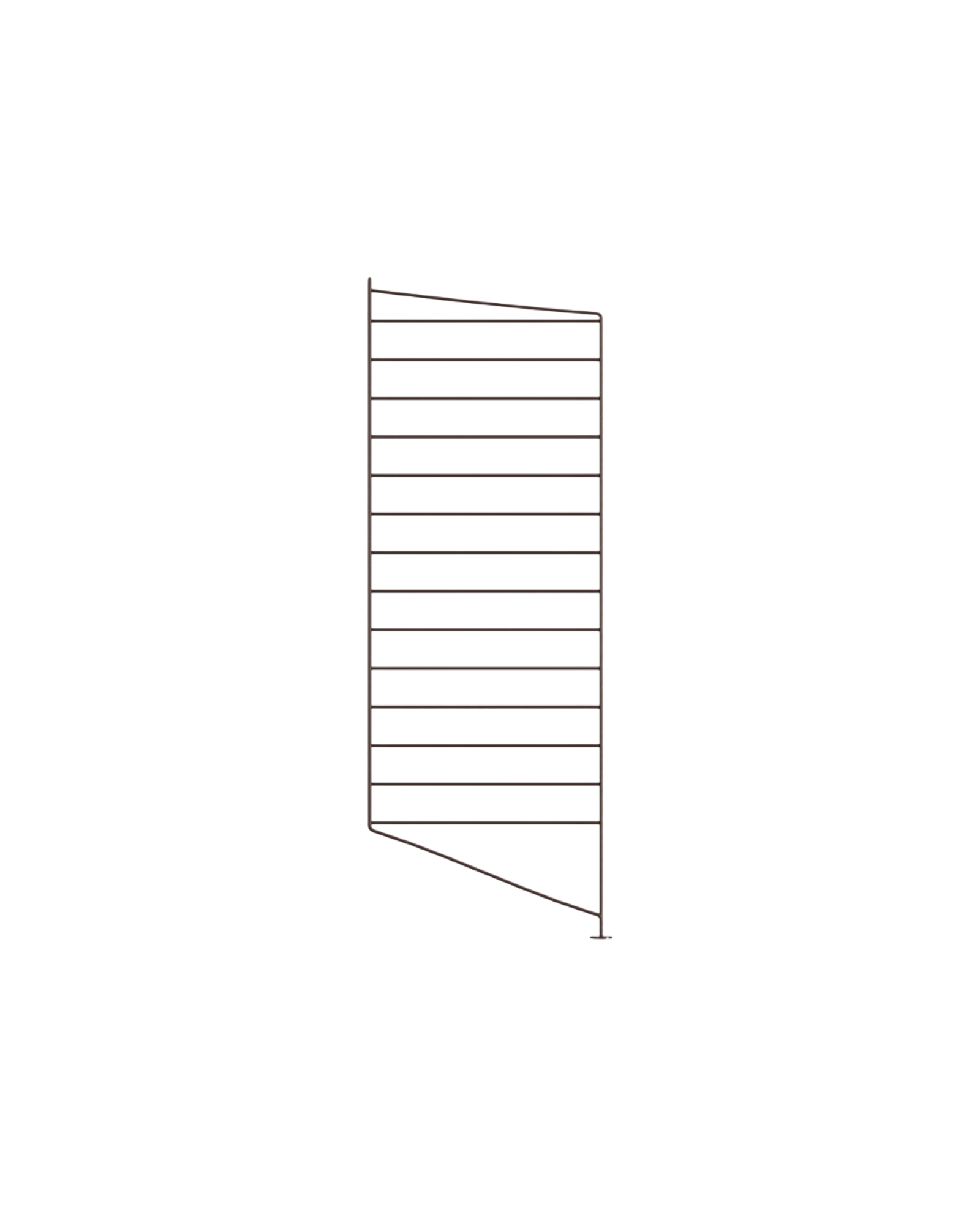 string system bodenleiter dark brown 85/30