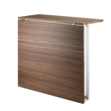 string system klapptisch walnut/white 78/36