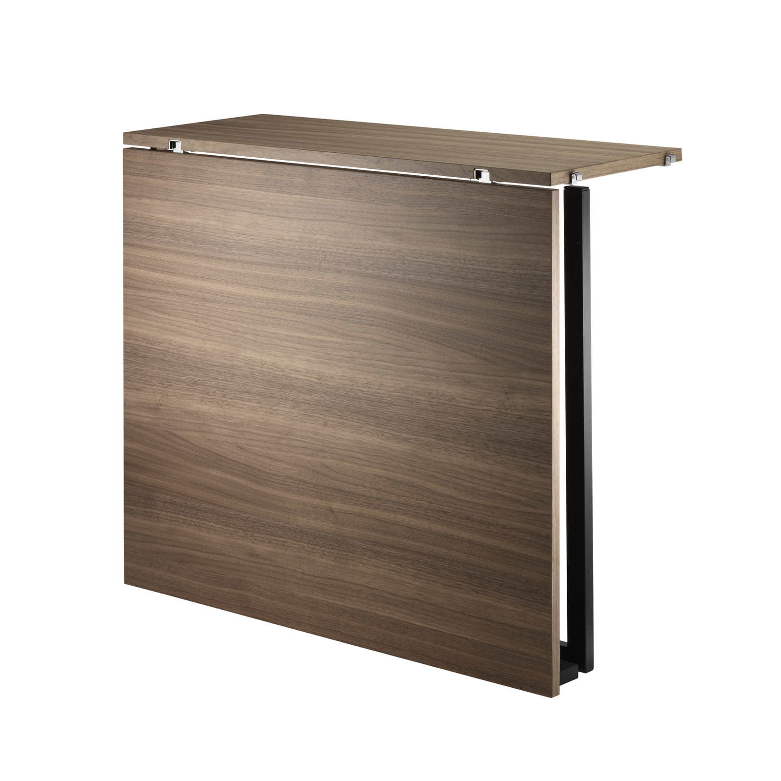 string system klapptisch walnut/black