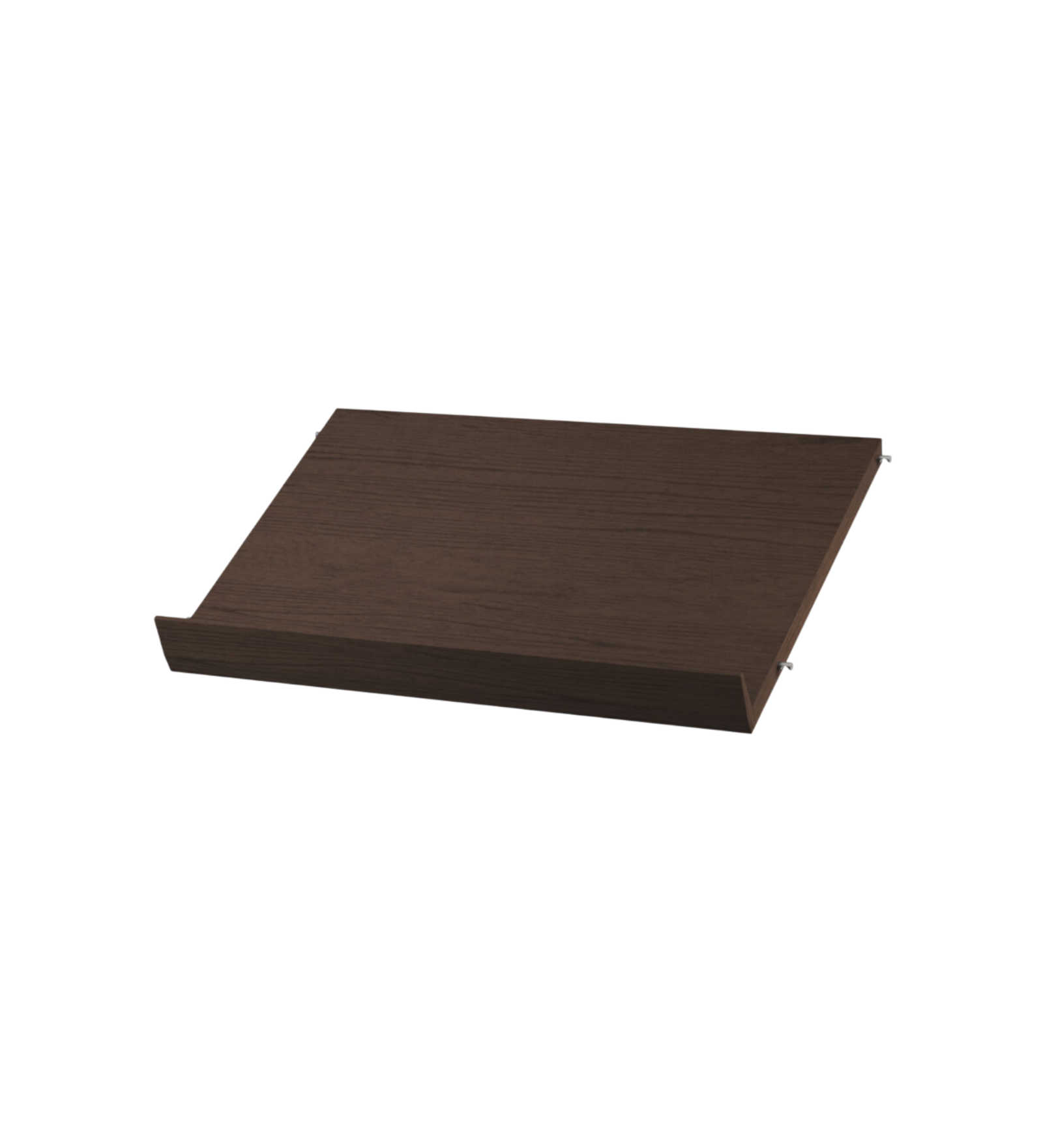 string system zeitschriftenablage dark oak 58/30