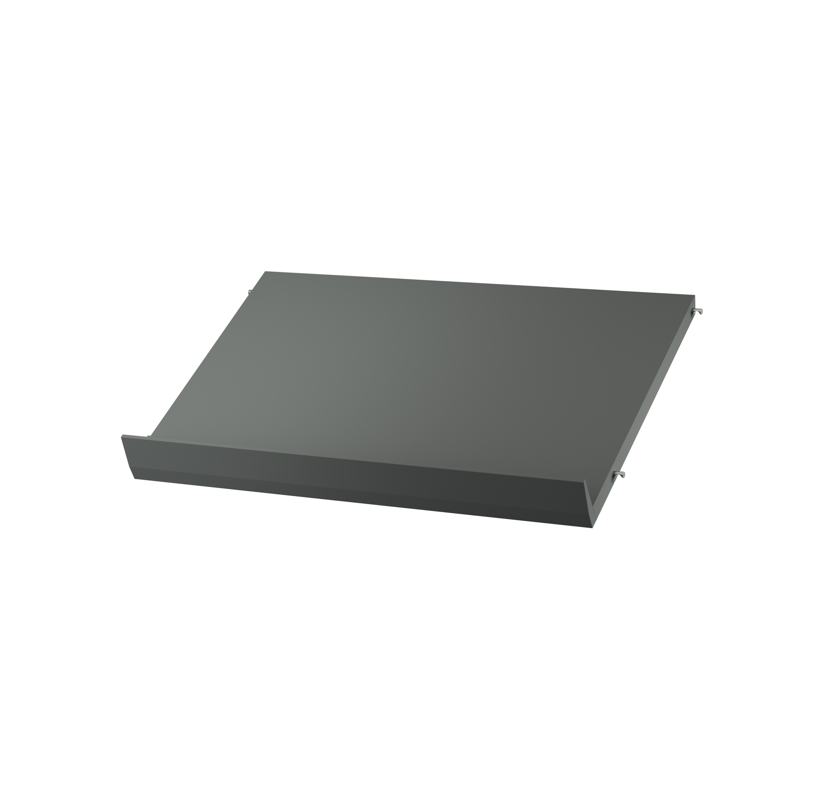 string system zeitschriftenablage dark grey holz 58/30