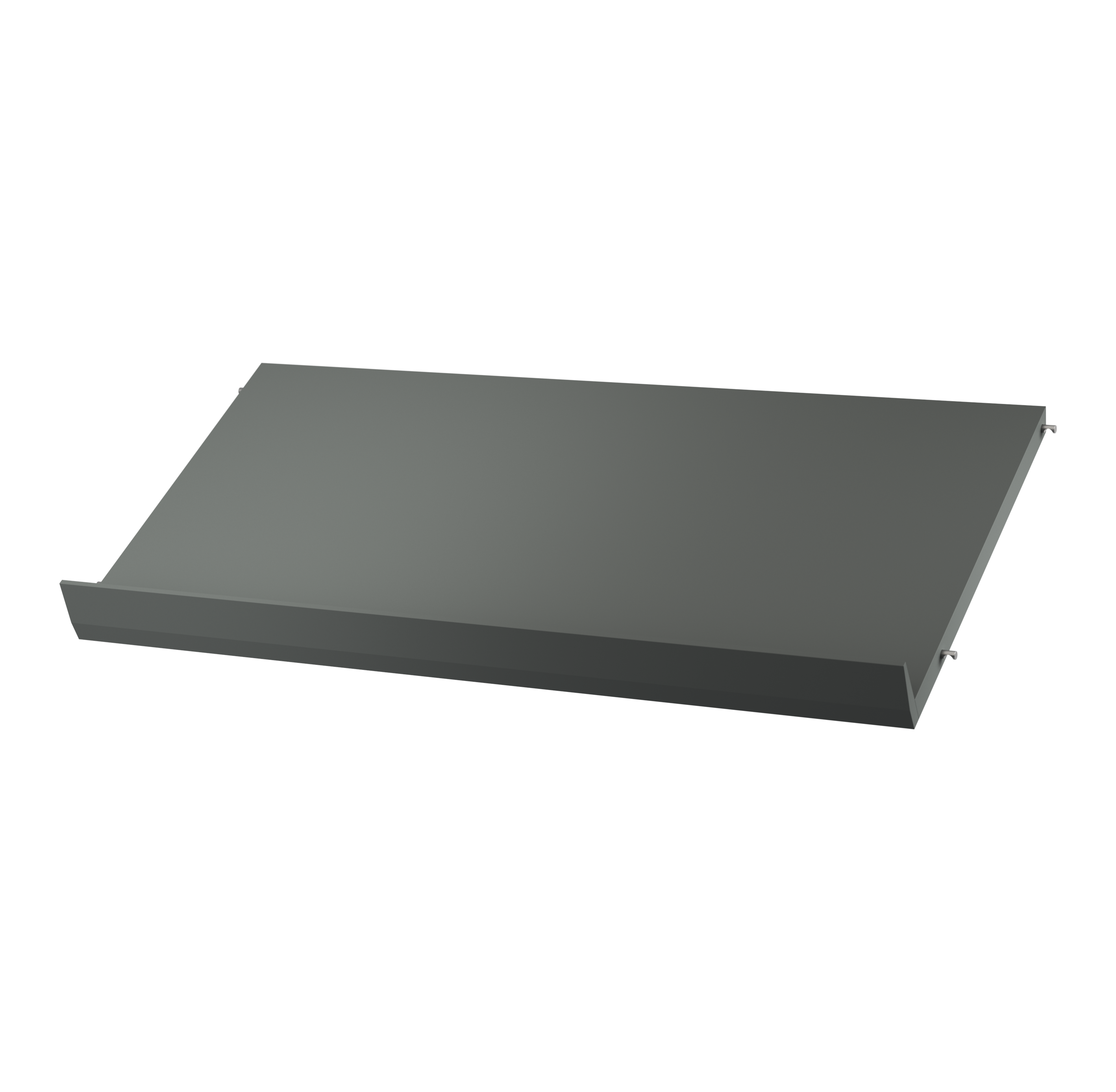 string system zeitschriftenablage dark grey holz 78/30