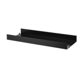 string system regalboden black metall hohe kante 78/30