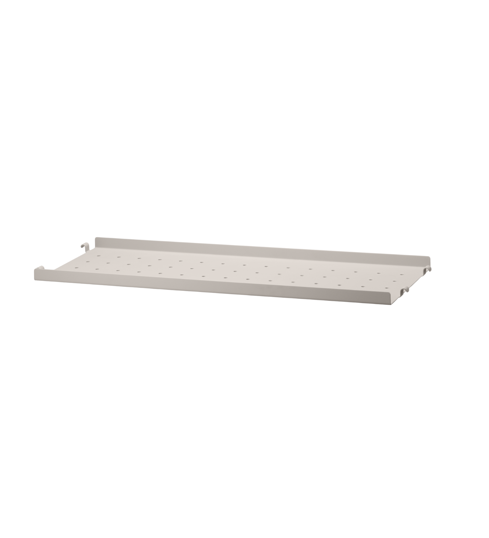 string system regalboden metall beige niedrige kante 58/20