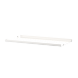 string system regalboden metall white niedrige kante 58/30