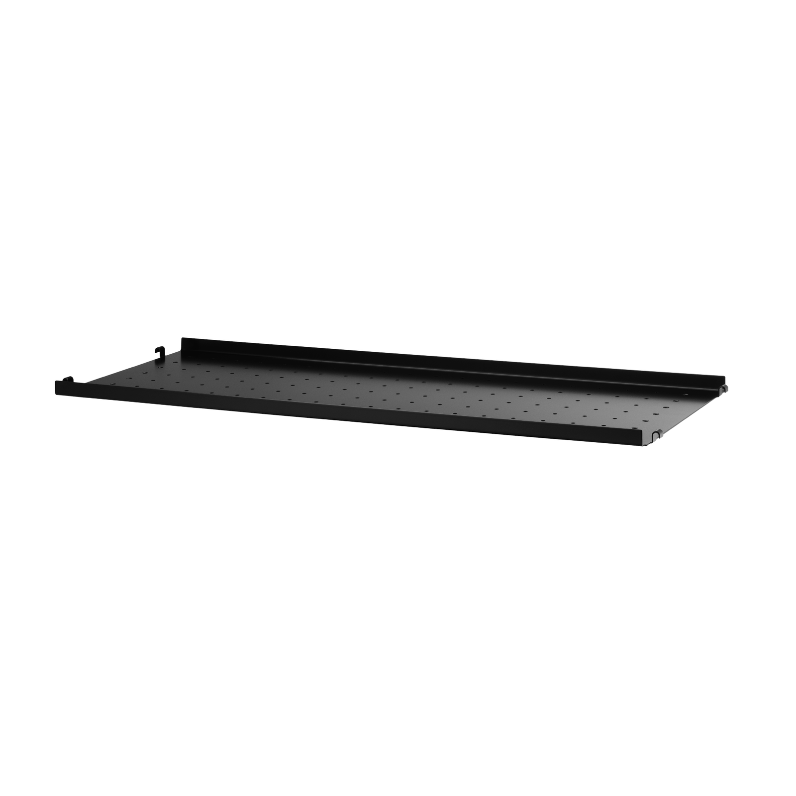 string system regalboden metall black niedrige kante 78/30