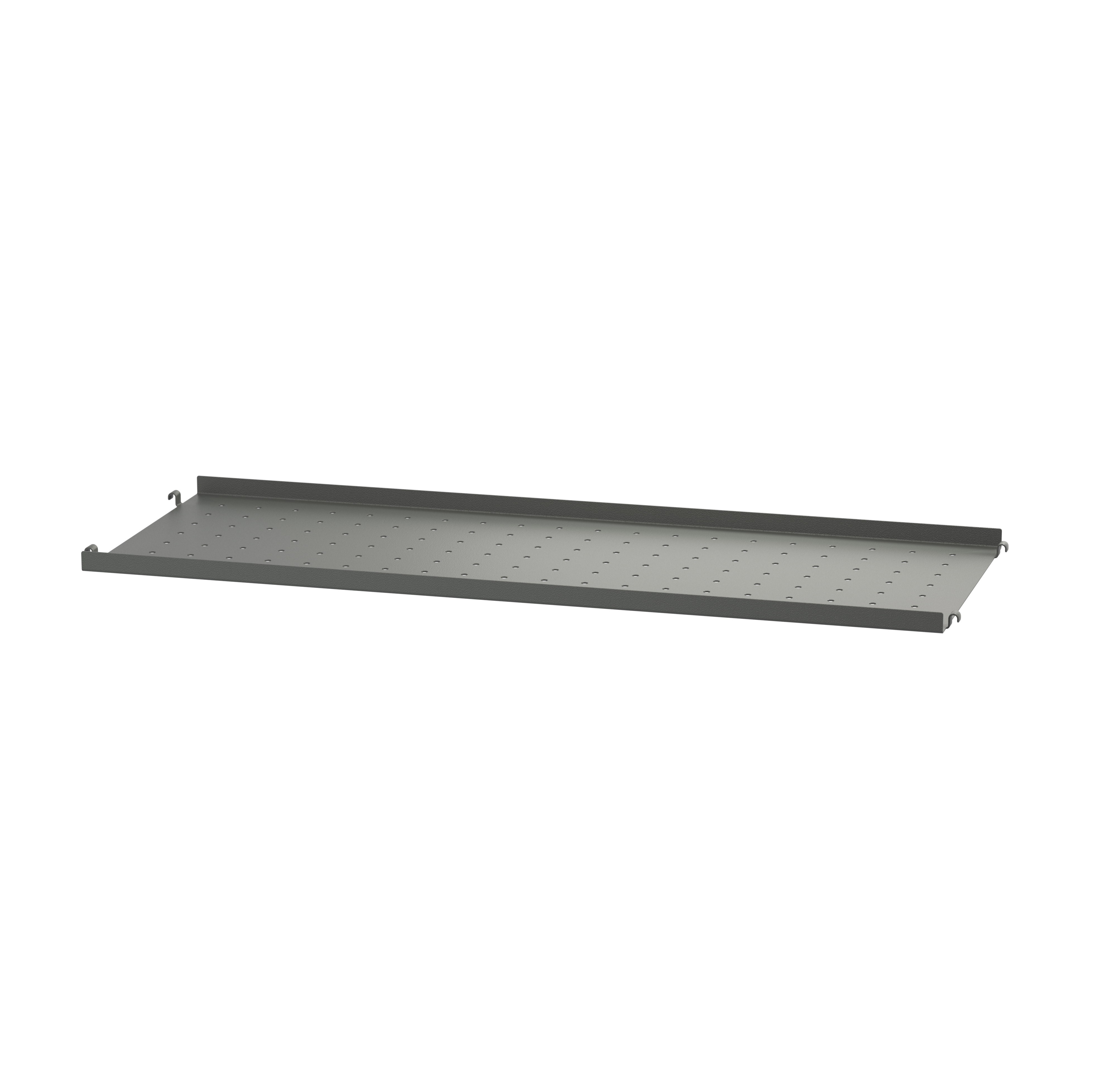 string system regalboden metall dark grey niedrige kante 78/30