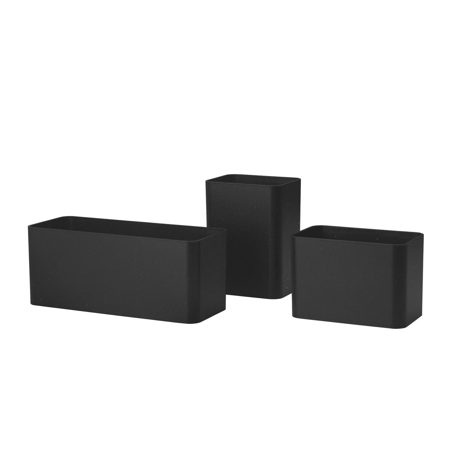 string system organizer set black