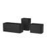 string system organizer set black